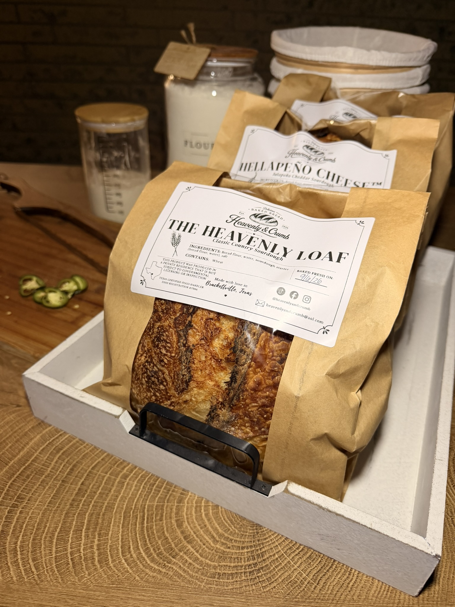 Heavenly & Crumb bakery order